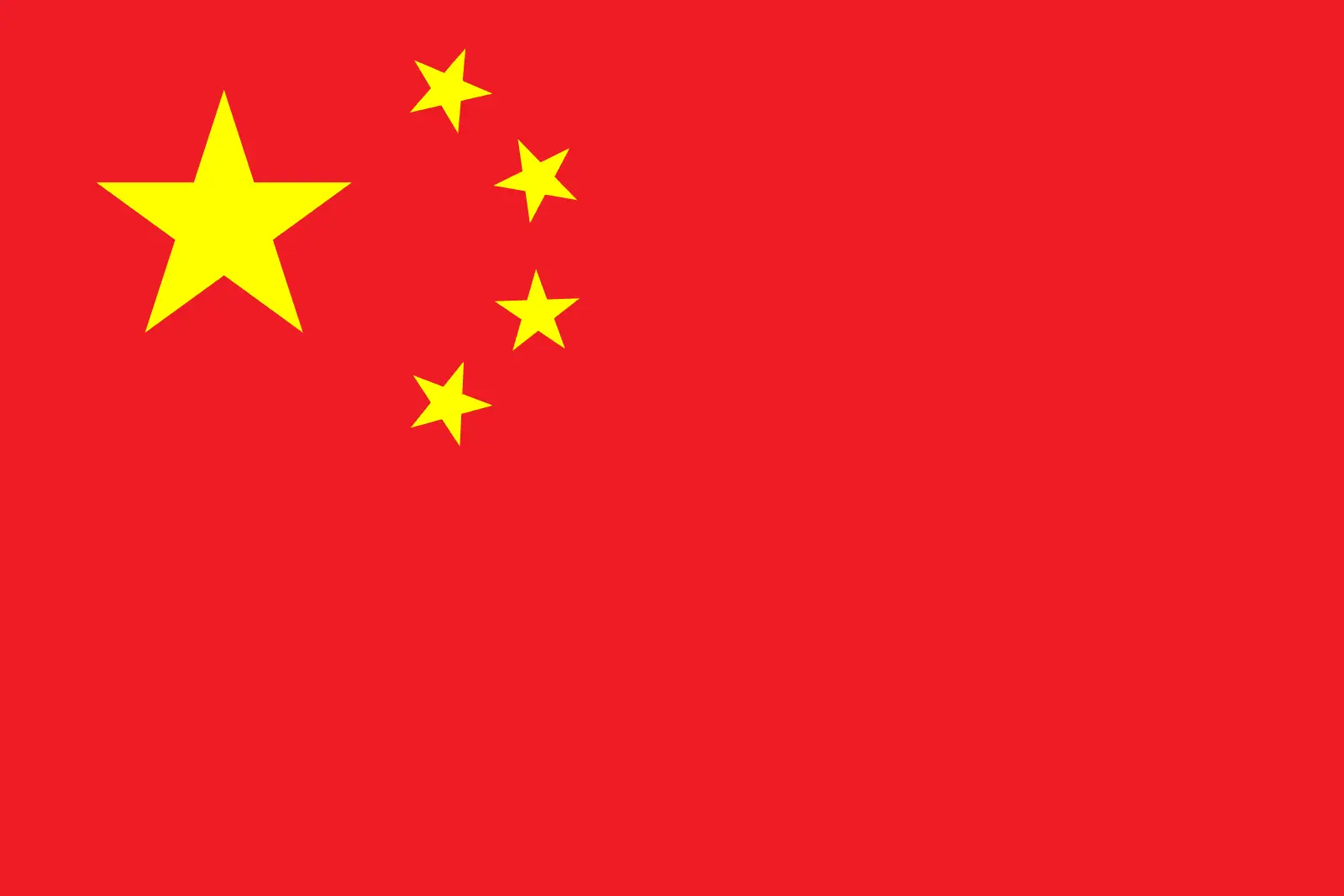 Simplified Chinese Flag